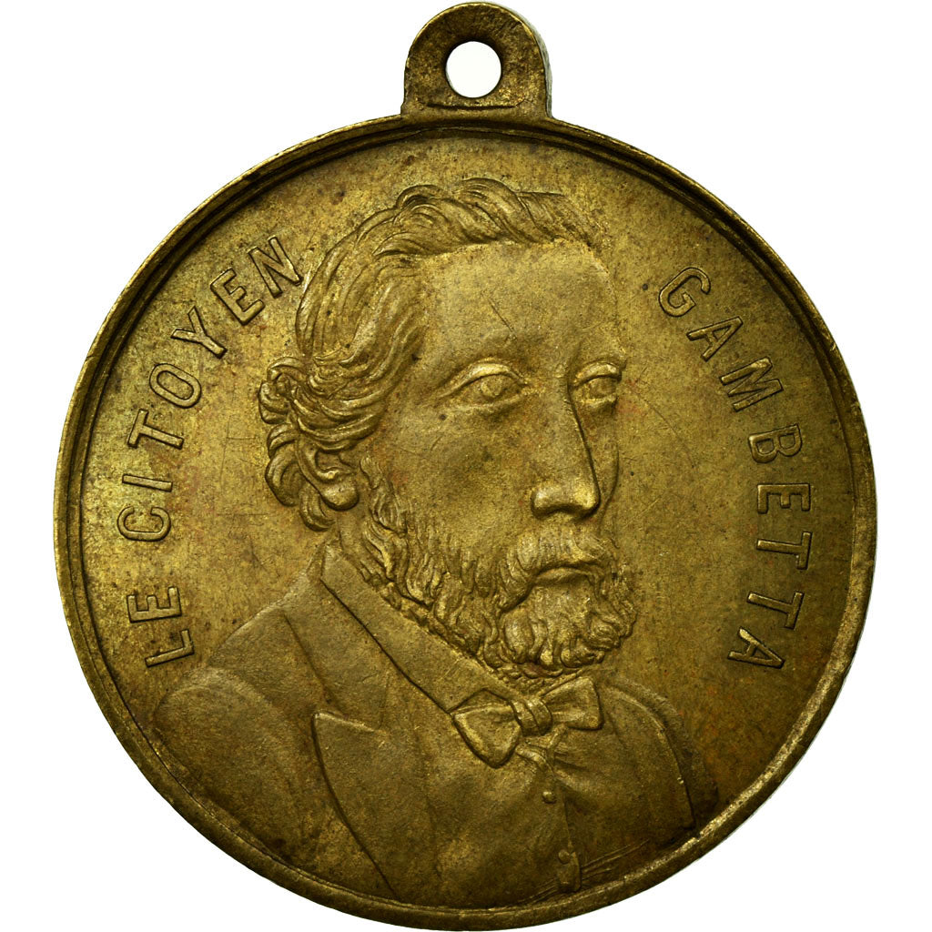 Frankreich, Medaille, Le Citoyen Gambetta, Union Patriotique, 1870, SS+, Kupfer
