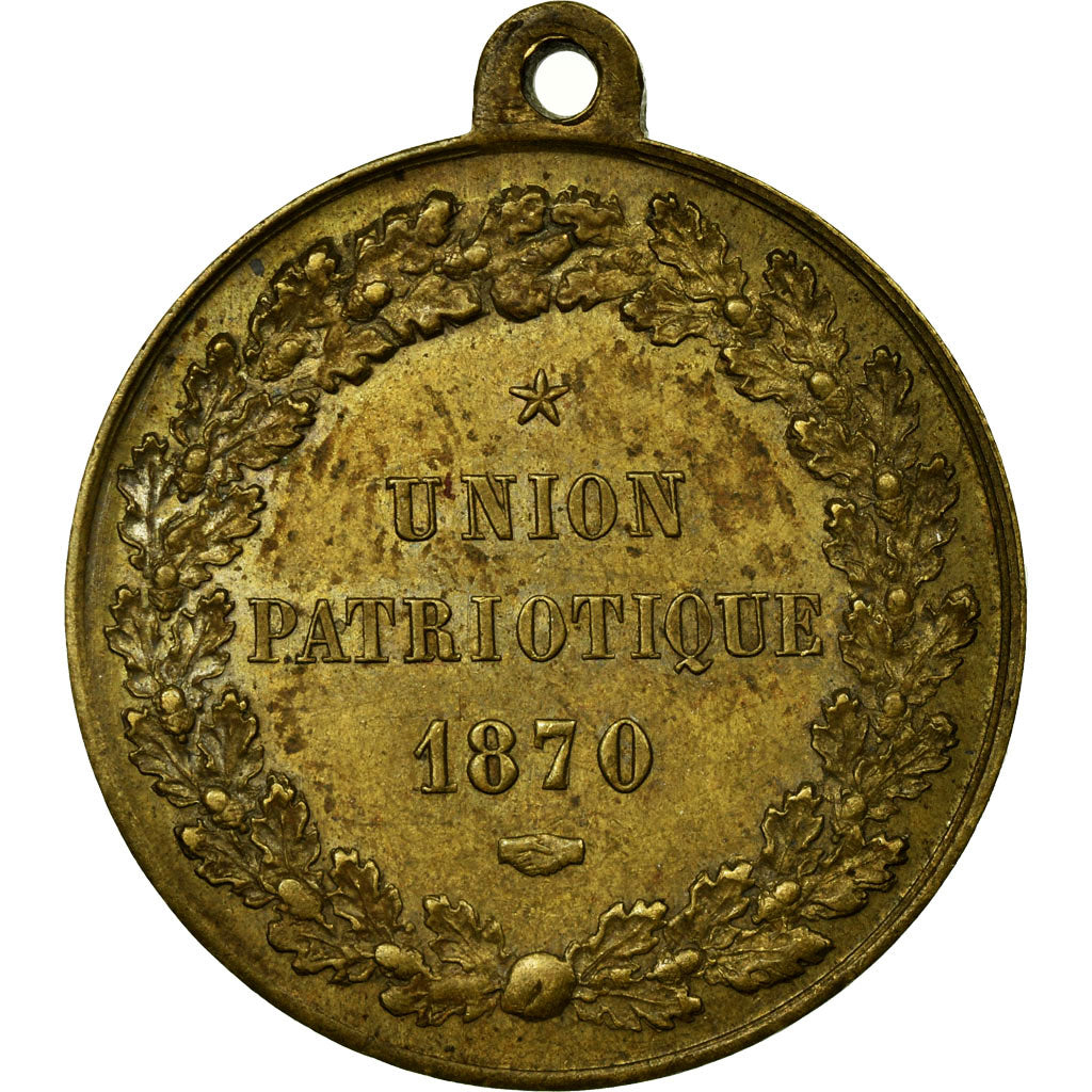 Frankreich, Medaille, Le Citoyen Gambetta, Union Patriotique, 1870, SS+, Kupfer