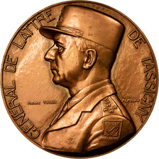 France, Medal, Seconde Guerre Mondiale, Jean De Lattre de Tassigny, 1948, Turin