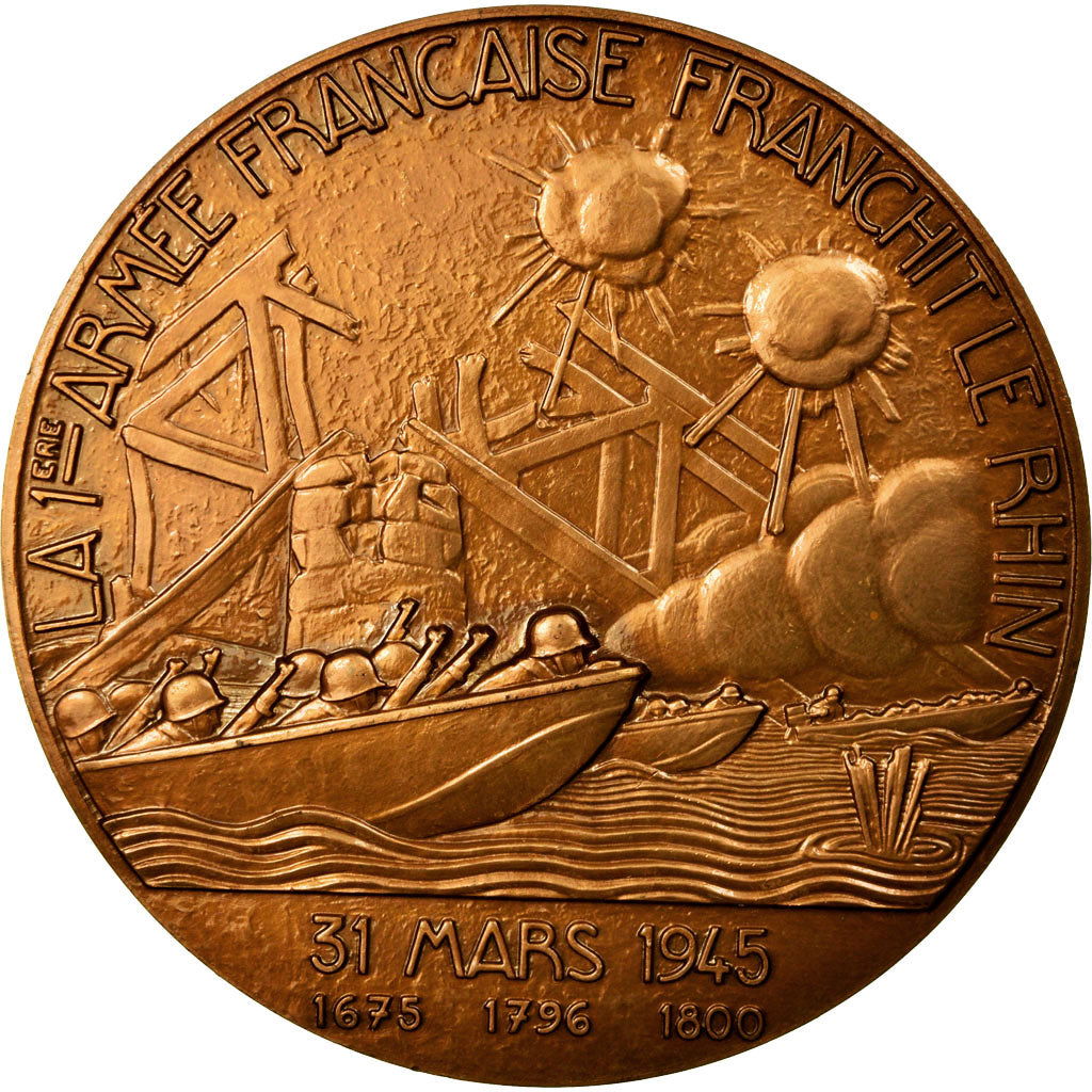 France, Medal, Seconde Guerre Mondiale, Jean De Lattre de Tassigny, 1948, Turin