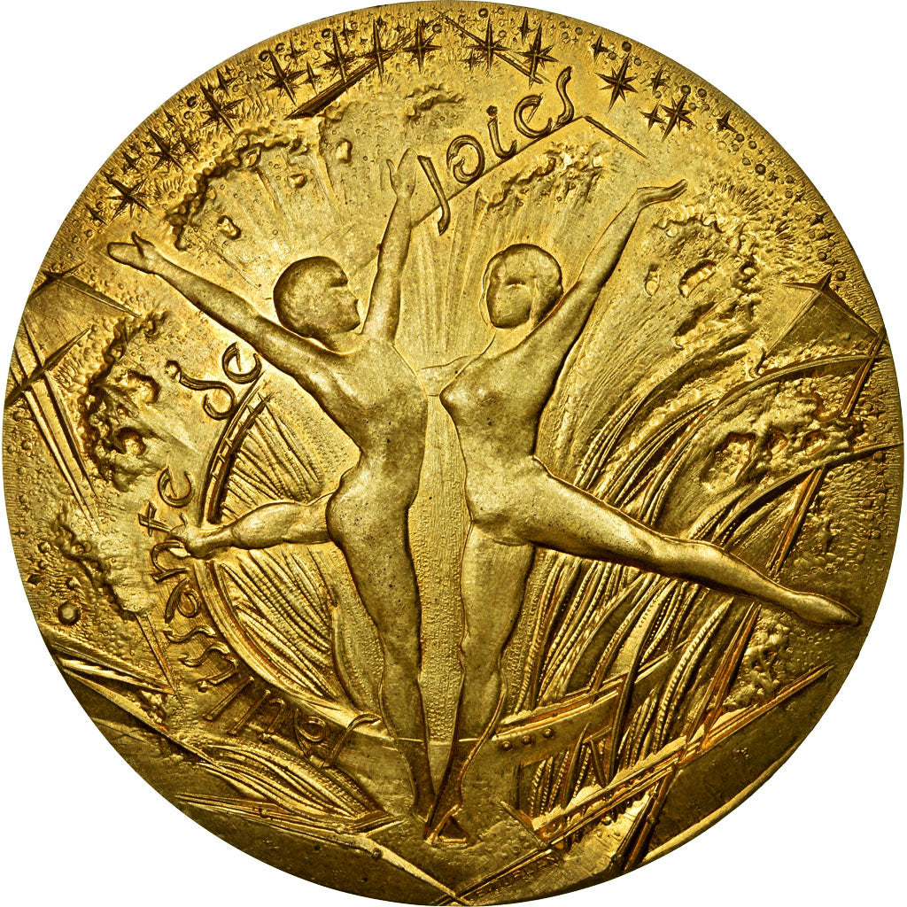 France, Medal, Voeux, Nouvelle Année, 1983, Turlan, AU(55-58), Bronze