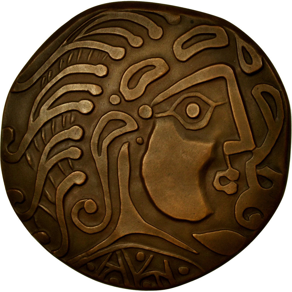 France, Médaille, Bimillénaire de Paris, Statère d'Or, 1951, SPL, Bronze