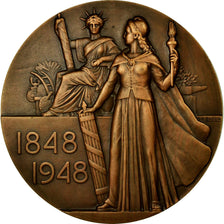 France, Medal, Centenaire de l'Abolition de l'Esclavage, 1948, Bazor, MS(63)