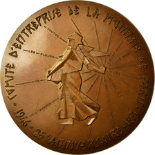 Francia, medaglia, Comité d'Entreprise de la Monnaie de Paris, 1973