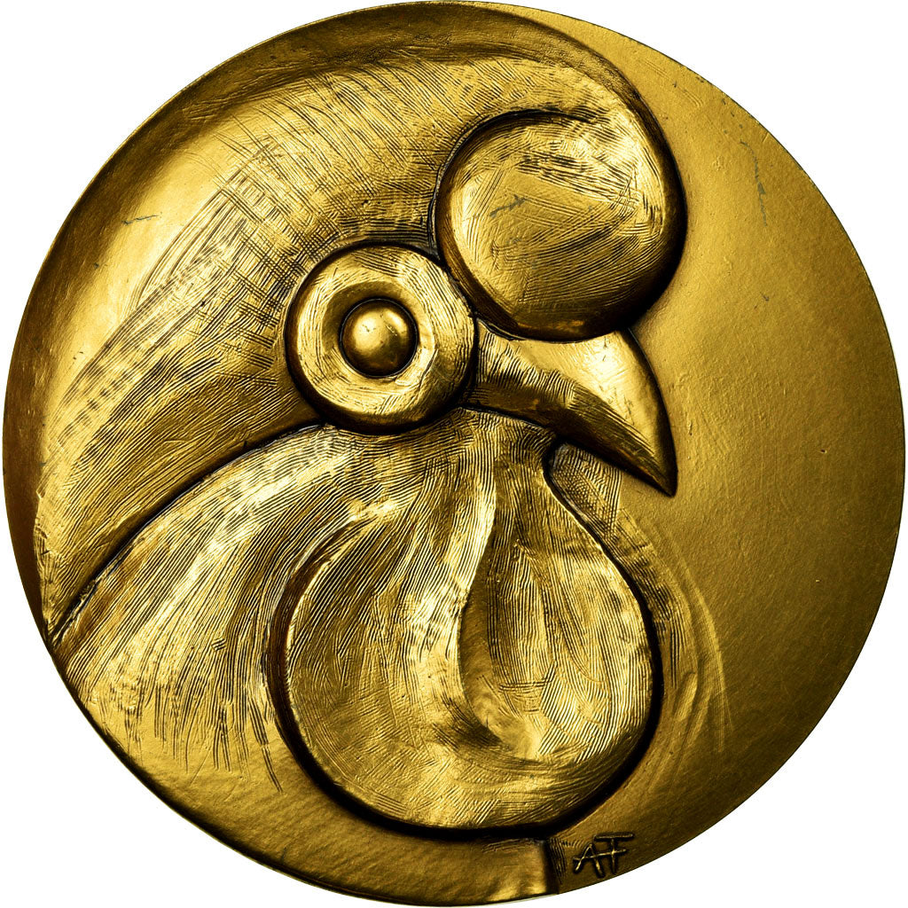 France, Medal, Bicentenaire de la Révolution Française, Coq, 1992, MS(63)