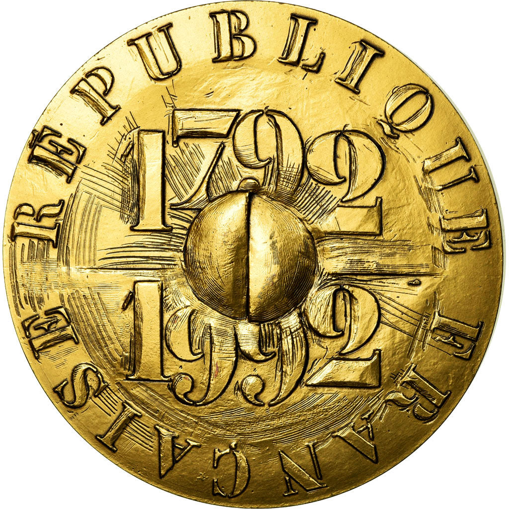 France, Medal, Bicentenaire de la Révolution Française, Coq, 1992, MS(63)