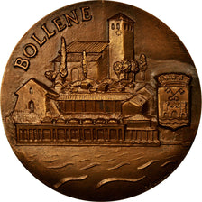 France, Medal, Ville de Bollène, Devigne, MS(64), Bronze