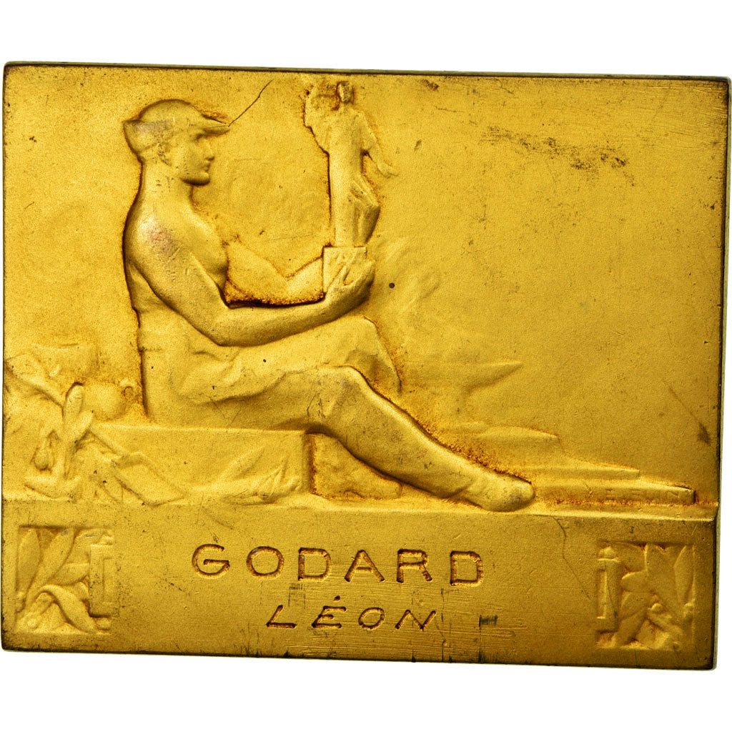 Francia, medaglia, Exposition Internationale de Fonderie, 1927, Blin, MB+