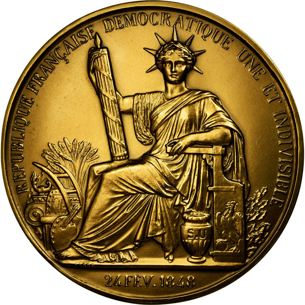 France, Medal, Commission des Archives Constitutionnelles, Vème République