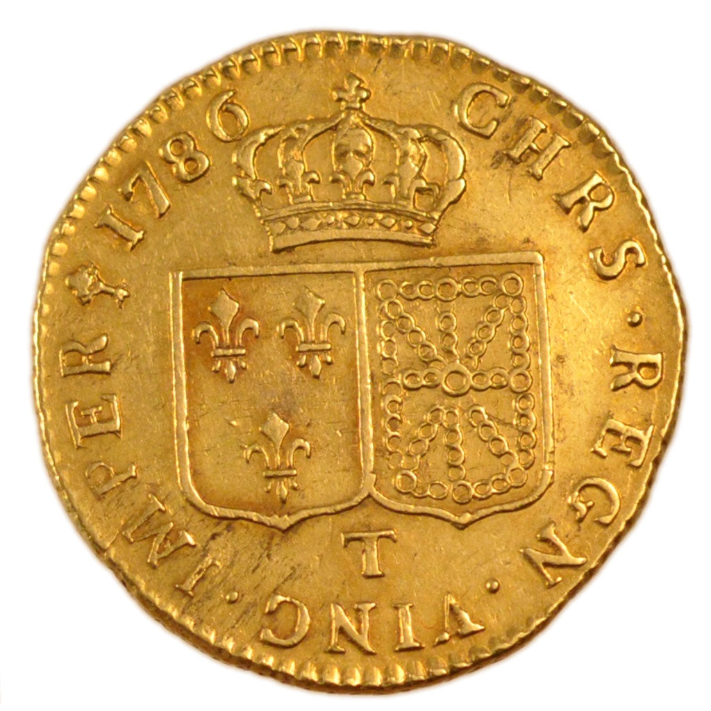 Francia, Louis d'Or, 1786, Nantes, BB+, Oro, Gadoury:361