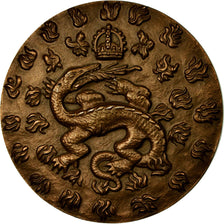 Frankreich, Medaille, Le Château de Chambord, François Ier, Salamandre, 1976