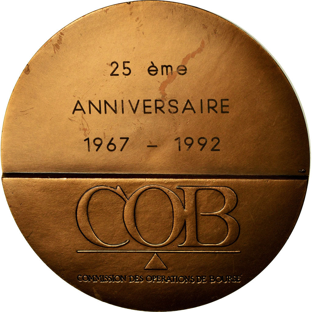 France, Medal, 25ème Anniversaire des Commissions des Opérations de Bourses