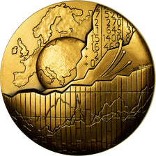 Francia, medaglia, Banques, Commissions des Opérations de Bourse, 1997, Mayot