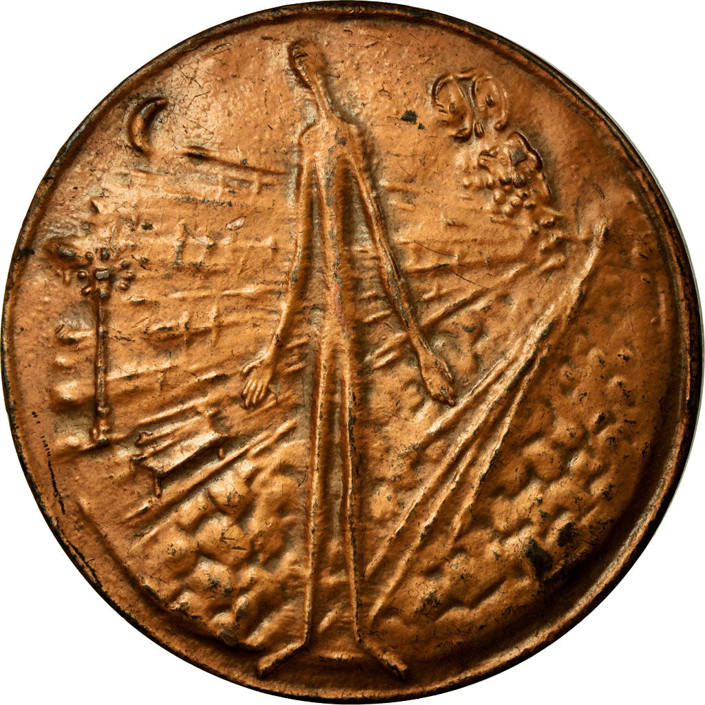France, Médaille, Jean Debucourt, Comédie Française, Lay, TB+, Bronze