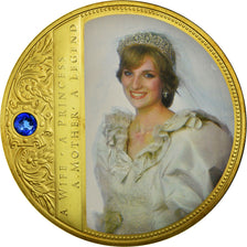 Regno Unito, medaglia, Portraits de la Princesse Diana, FDC, Rame dorato