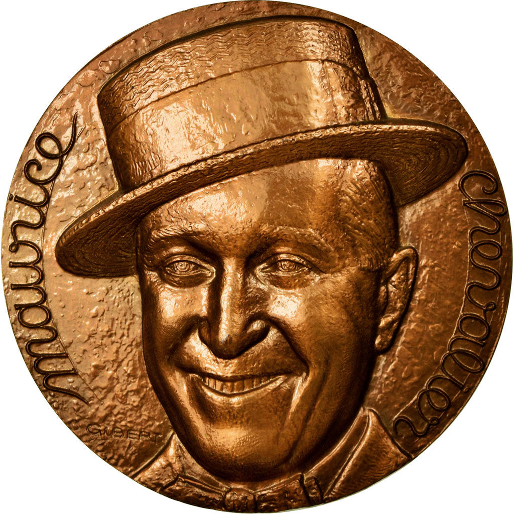 France, Médaille, Musique, Chanson, Maurice Chevalier, 1966, Gibert, SPL