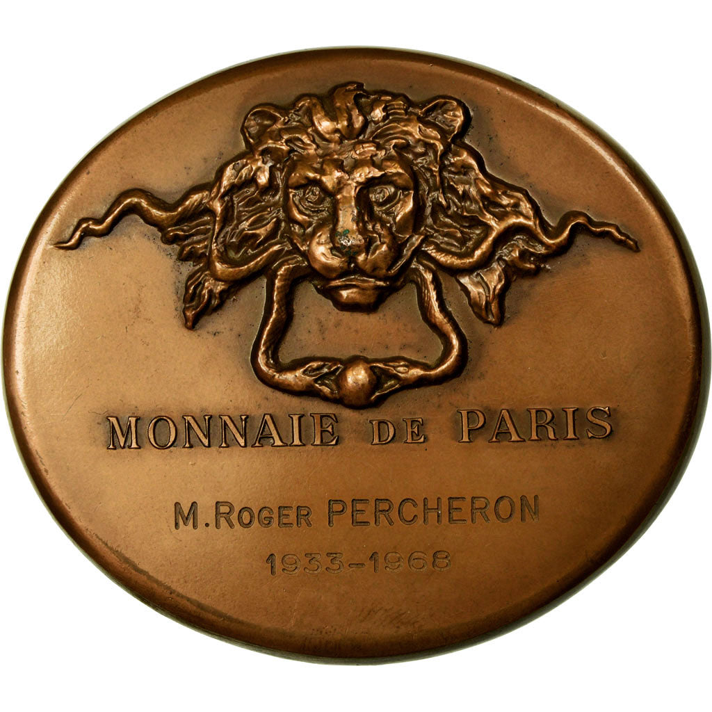 Frankreich, Medaille, Monnaie de Paris, Monument Lion, 1969, Joly, VZ, Bronze