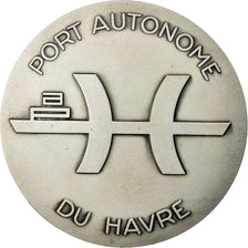 France, Medal, Port Autonome du Havre, MS(60-62), Silvered bronze