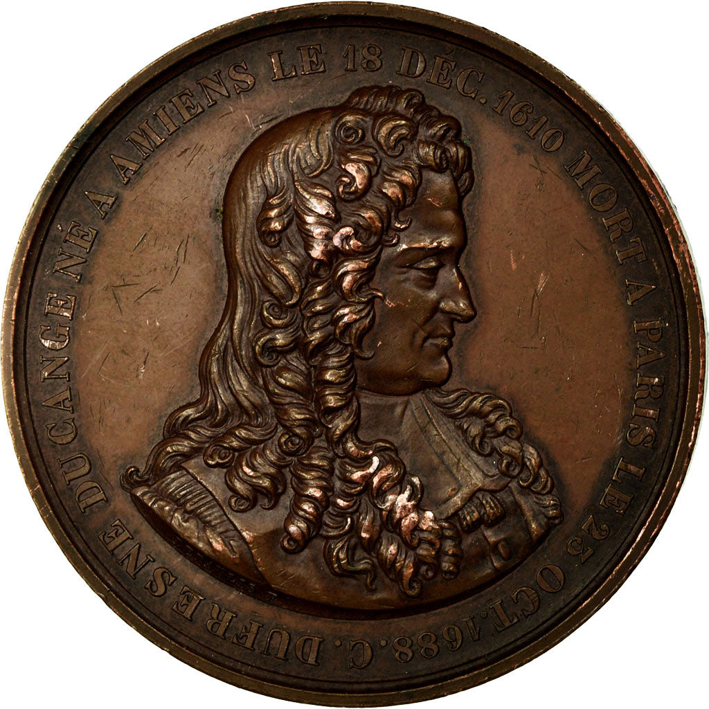 Frankreich, Medaille, Dufresne du Cange, Société des Antiquaires de Picardie