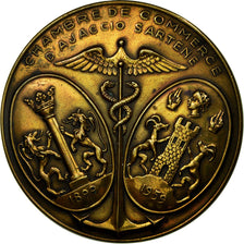 France, Medal, Chambre de Commerce d'Ajaccio, Inauguration du Palais Consulaire