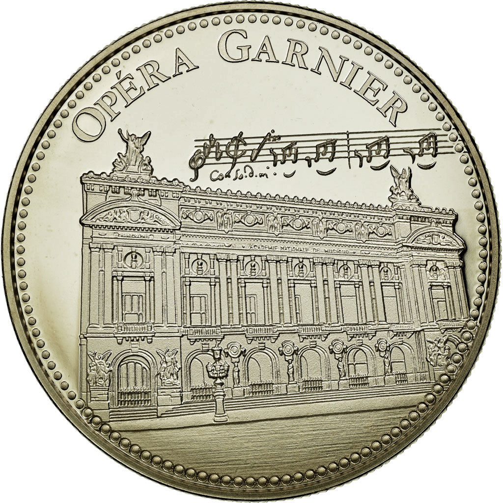 Frankreich, Medaille, Monuments de Paris, L'Opéra Garnier, STGL, Copper-nickel