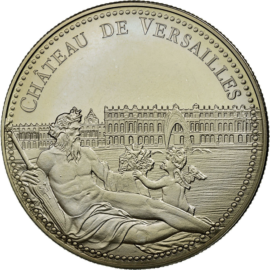 France, Medal, Le Château de Versailles, MS(65-70), Copper-nickel