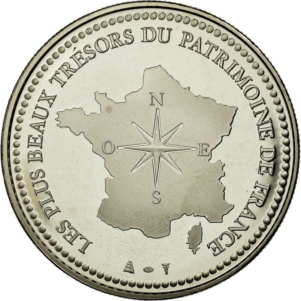 France, Medal, Pont du Gard, Nîmes, MS(65-70), Copper-nickel