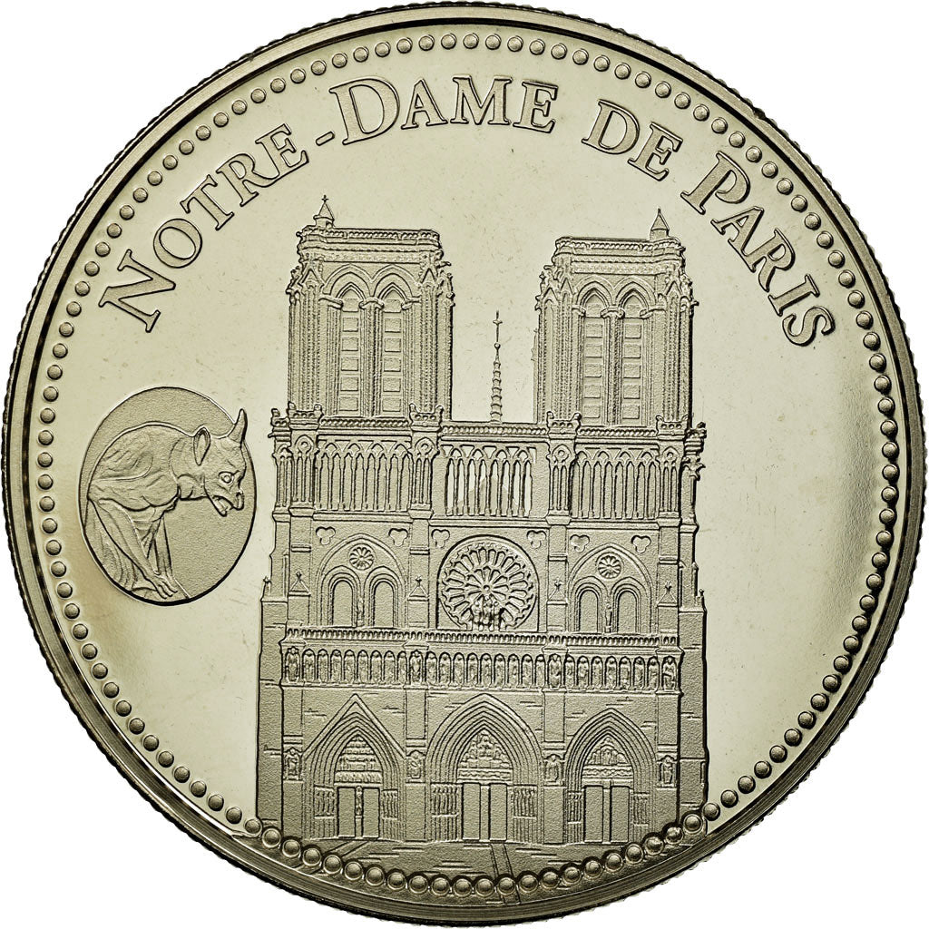 France, Medal, Notre Dame de paris, MS(65-70), Copper-nickel