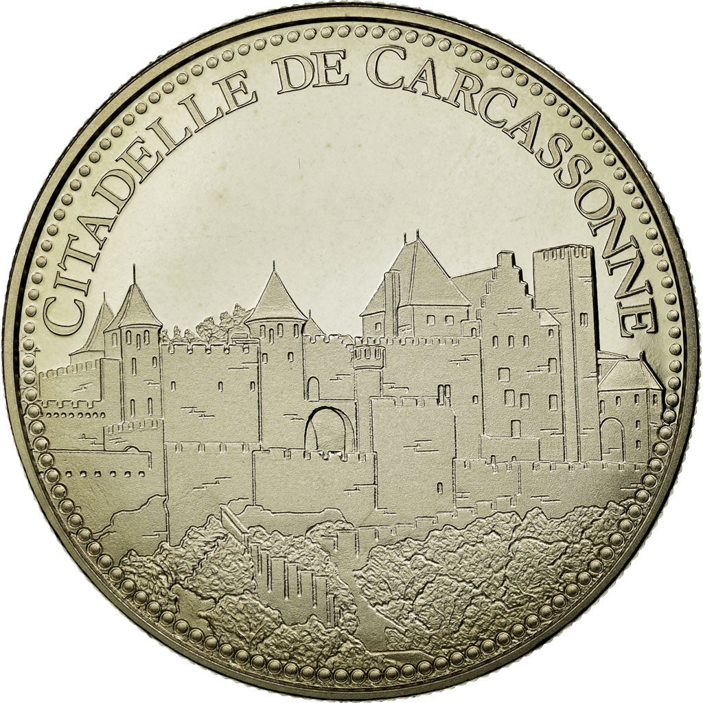 France, Medal, La Citadelle de Carcassonne, MS(65-70), Copper-nickel