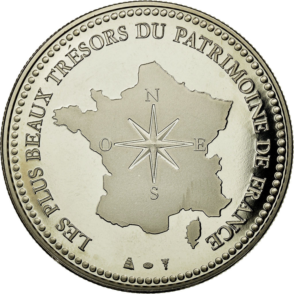 France, Medal, La Citadelle de Carcassonne, MS(65-70), Copper-nickel