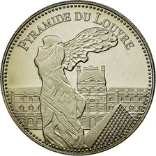 France, Medal, La Pyramide du Louvre, MS(65-70), Copper-nickel