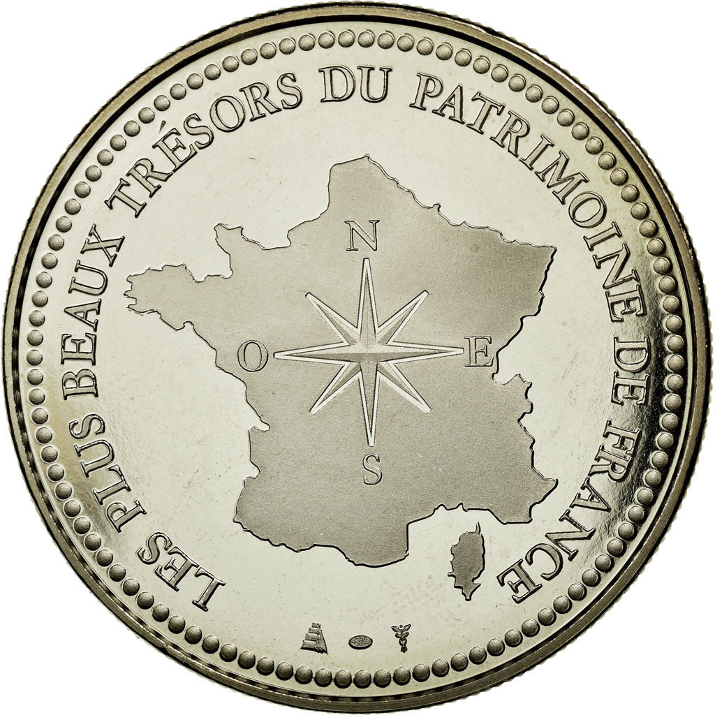 France, Médaille, Château de Chambord, FDC, Copper-nickel