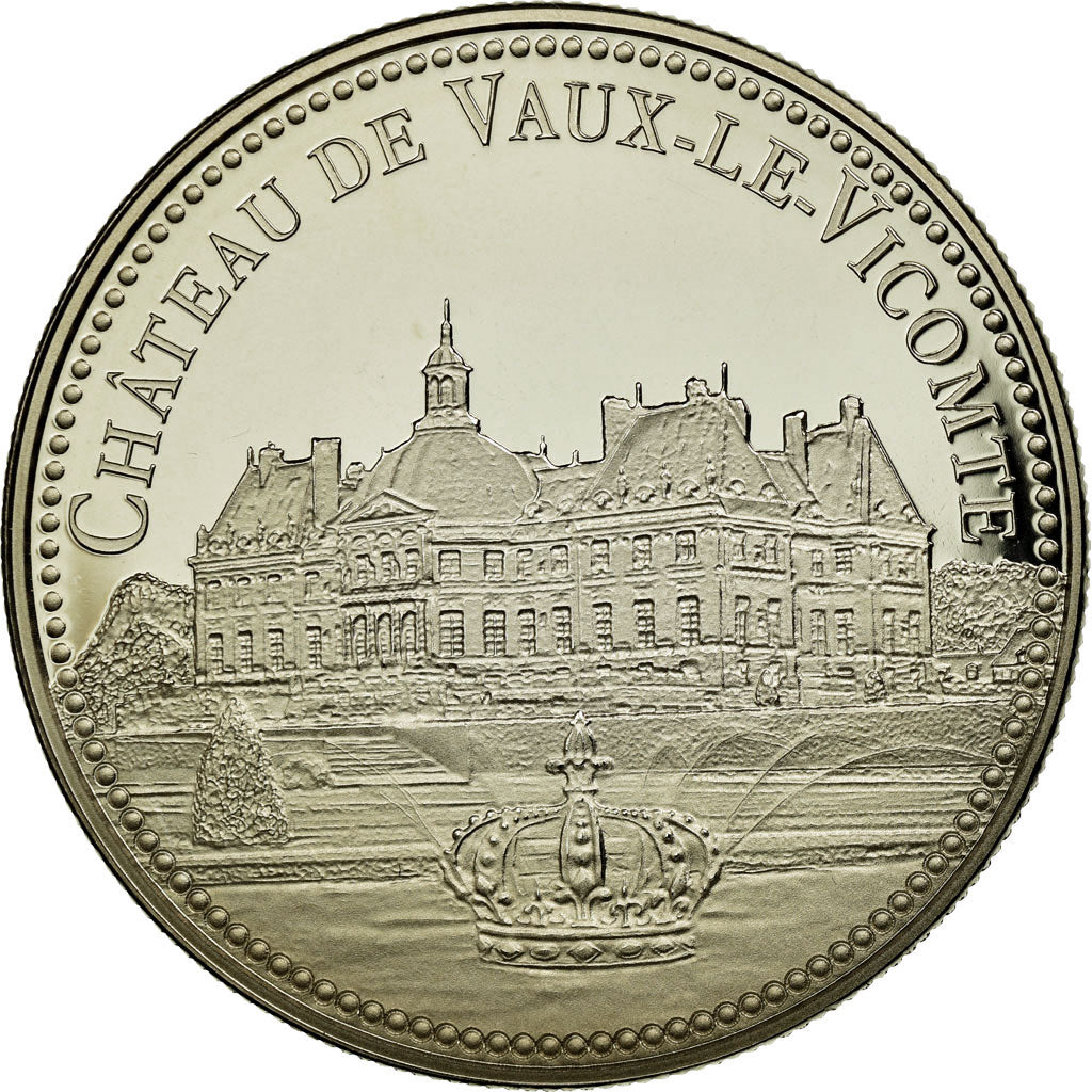 France, Medal, Château de Vaux-le-Vicomte, MS(65-70), Copper-nickel