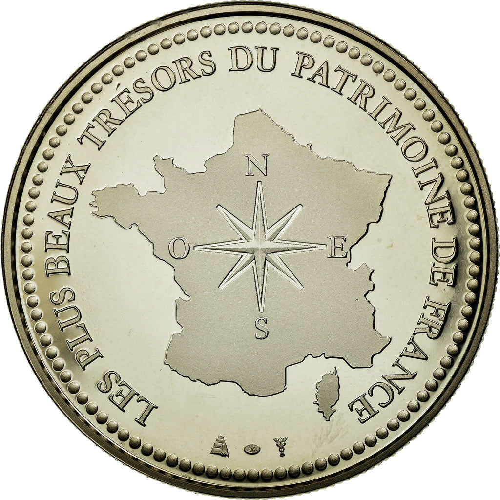 France, Medal, Château de Vaux-le-Vicomte, MS(65-70), Copper-nickel