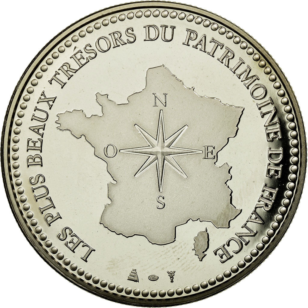 France, Médaille, La Maison Carrée de Nimes, FDC, Copper-nickel