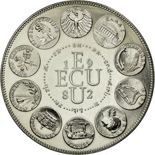 France, Medal, Ecu Europa, Europe Assise, 1982, Rodier, MS(65-70), Copper-nickel