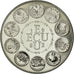 France, Medal, Ecu Europa, Europe Assise, 1982, Rodier, MS(65-70), Copper-nickel