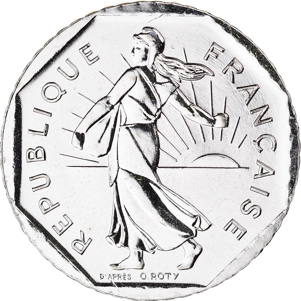 Coin, France, Semeuse, 2 Francs, 2001, Paris, BU, MS(65-70), Nickel, KM:942.2