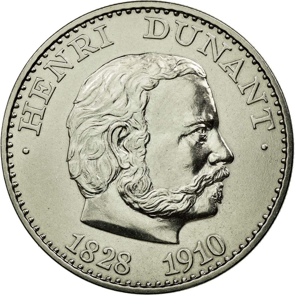 Frankreich, Medaille, Les grands destins du XXeme siècle, Henri Dunant, STGL