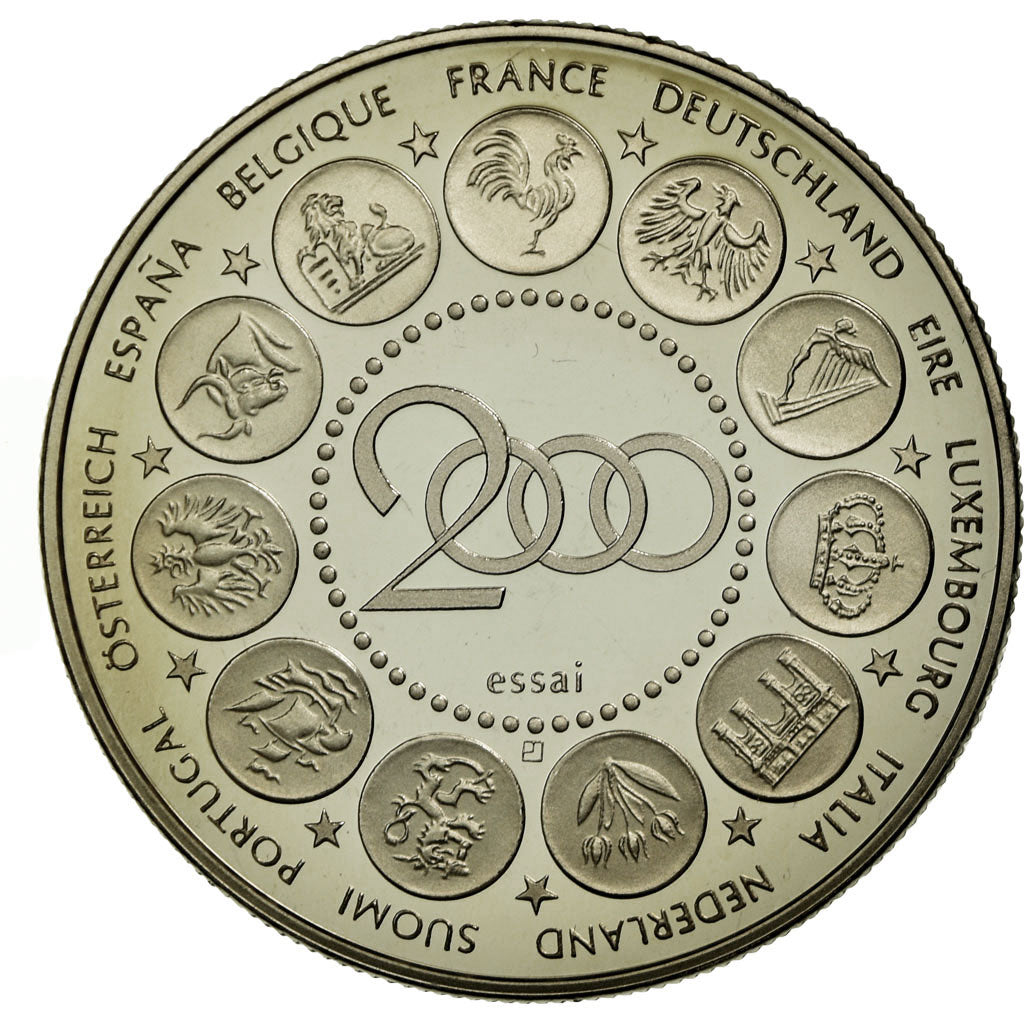 Frankreich, Medaille, L'Europe, La Semeuse, 2000, STGL, Copper-nickel