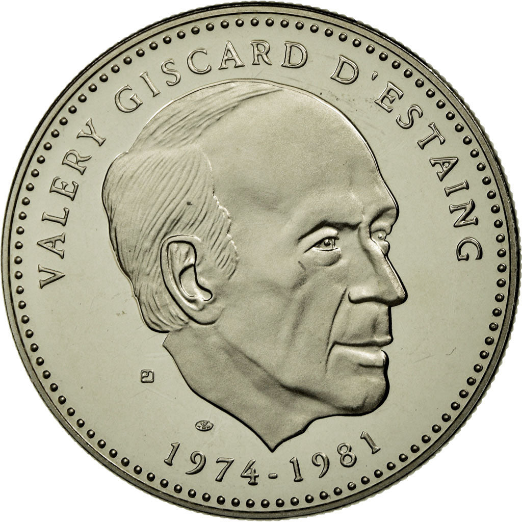 France, Medal, Ve République, Valery Giscard d'Estaing, MS(65-70)
