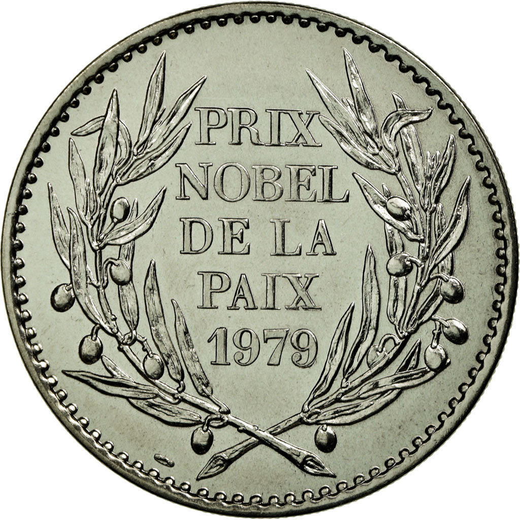 France, Medal, Mère Thérésa, Prix Nobel de la Paix 1979, MS(65-70)