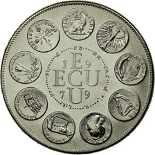 France, Medal, Ecu Europa, 1979, Rodier, MS(65-70), Copper-nickel