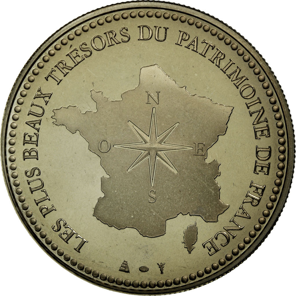 France, Médaille, Le Mont Saint-Michel, FDC, Copper-nickel
