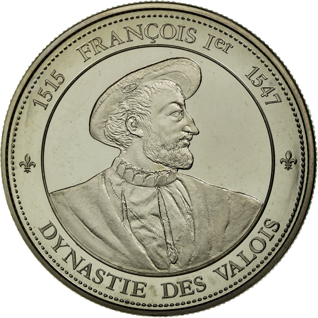 Francja, Medal, Les Rois de France, François Ier, MS(65-70), Miedź-Nikiel