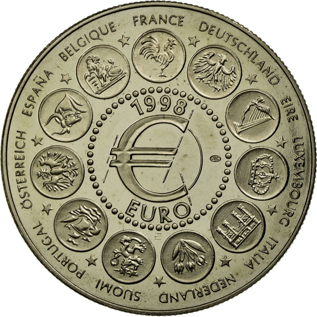 France, Médaille, Ecu Euro, EUROPA, 1998, FDC, Copper-nickel