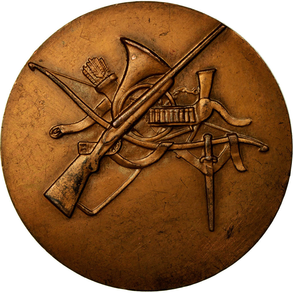 France, Medal, Artemis, Déesse de la Chasse, Delamarre, AU(55-58), Bronze