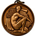 Frankrijk, Medaille, Art Déco, Femme aux Epis de Blé, Cochet, ZF+, Bronze