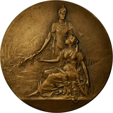 France, Medal, Art Nouveau, Commerce et Industrie, Coudray, AU(50-53), Bronze