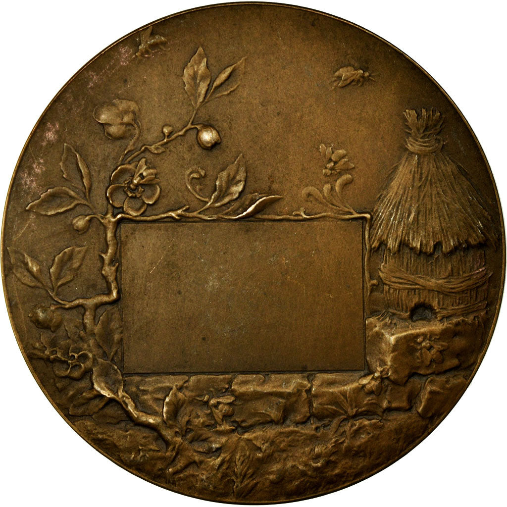 France, Medal, Art Nouveau, Commerce et Industrie, Coudray, AU(50-53), Bronze